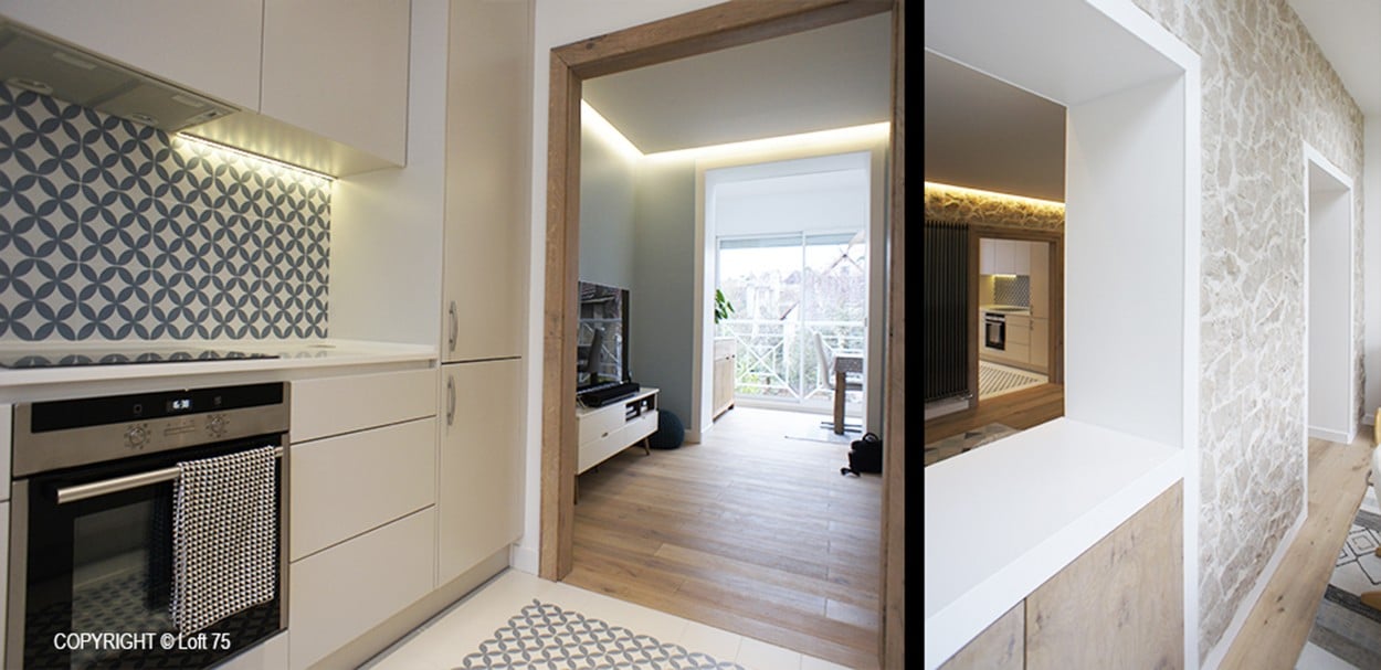 Rénovation et restructuration de l'espace Salon et cuisine d'une maison familiale - Fontenay-aux-Roses - Hauts de Seine