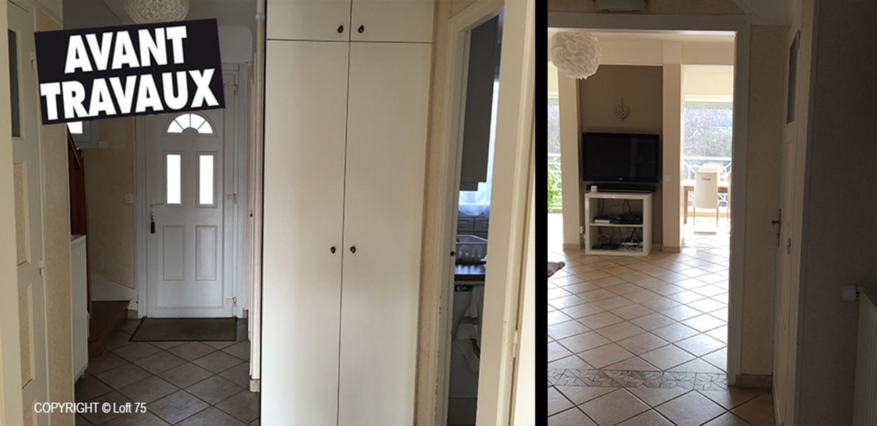 Rénovation et restructuration de l'espace Salon et cuisine d'une maison familiale - Fontenay-aux-Roses - Hauts de Seine