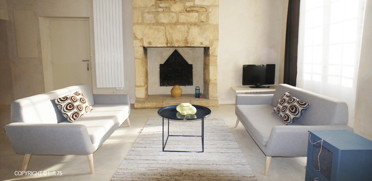 Rénovation et décoration avec division d'un appartement familial - Sarlat-la-Canéda - Périgord Noir