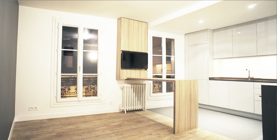 Hauts-de-Seine rénovation appartement particulier Saint-Cloud 92210 loft75 architecture d'intérieur et design