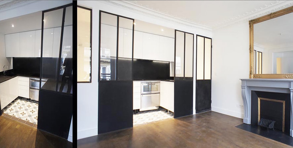 Pigalle réhabilitation 2 pièces particulier rue blanche Paris 10ème 75010 loft75 architecture d'intérieur et design