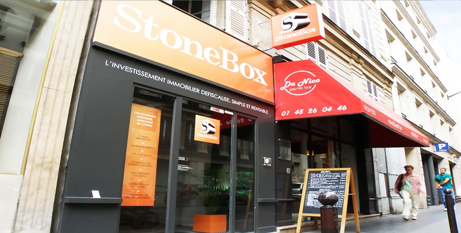 Travaux Boutique Investissement Immobilier StoneBox rue Laffitte Paris 9ème 75009 Loft 75 Design et Architecture d'Intérieur