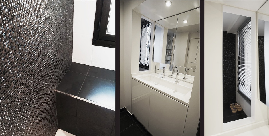 Rénovation Cuisine Salle de bain et salle de douche Neuilly-sur-Seine 92 Hauts-de-Seine Loft 75 Design & Architecture d'Intérieur